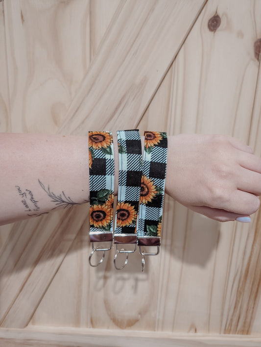 Sunflower wristlet