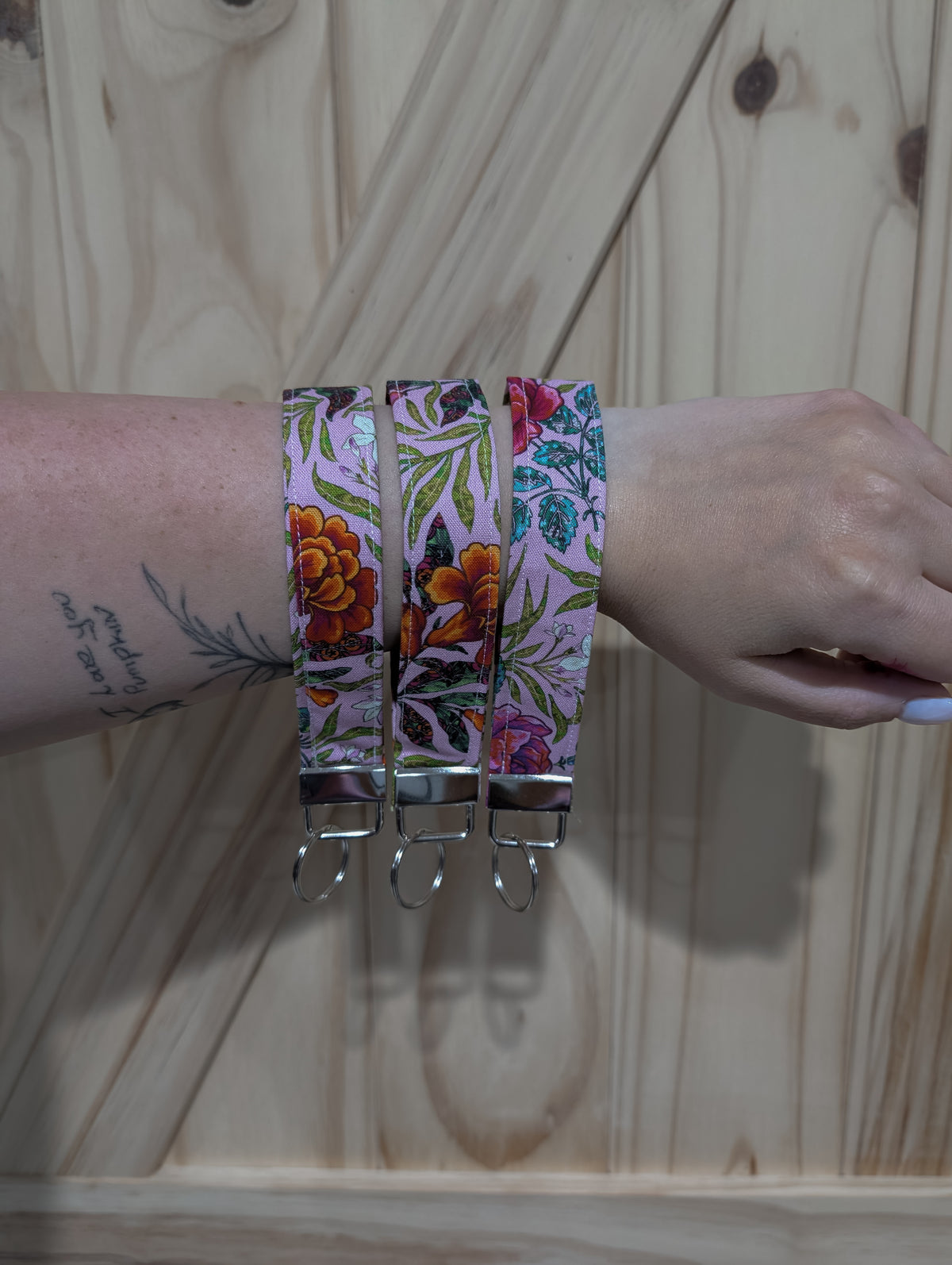 Wildflower wristlet