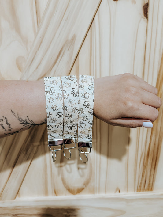 Paw Print Wristlet